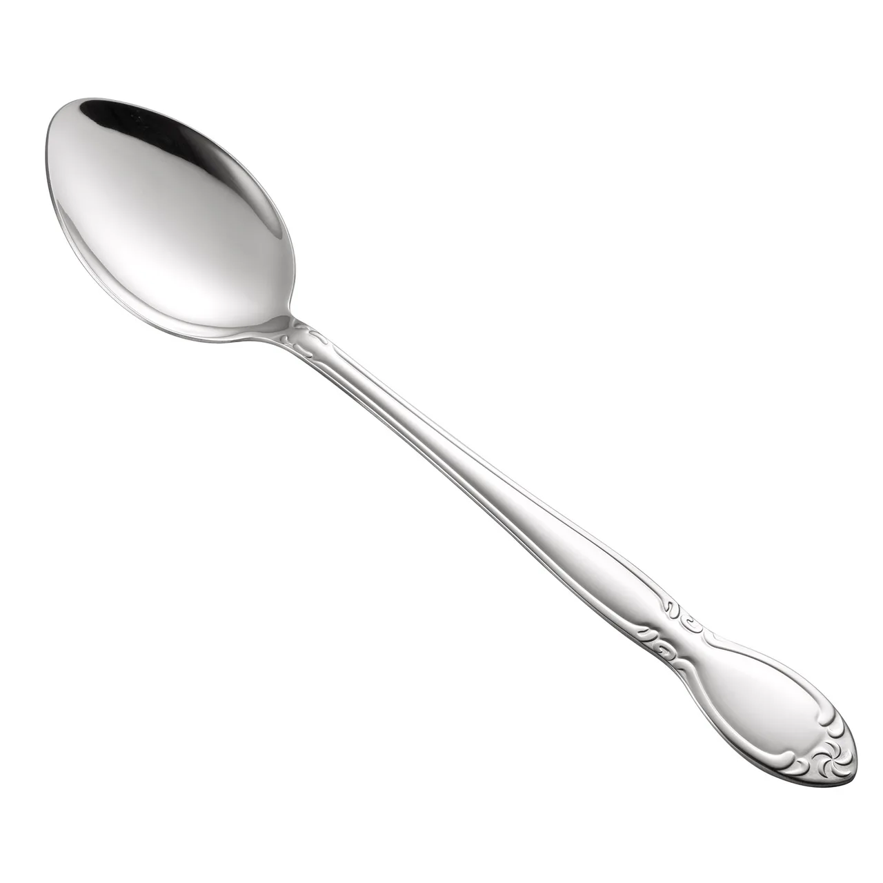 CAC China 3023-19 Solid Serving Spoon, 13" Long, Extra Heavy Weight, 18/0 Stainless Steel