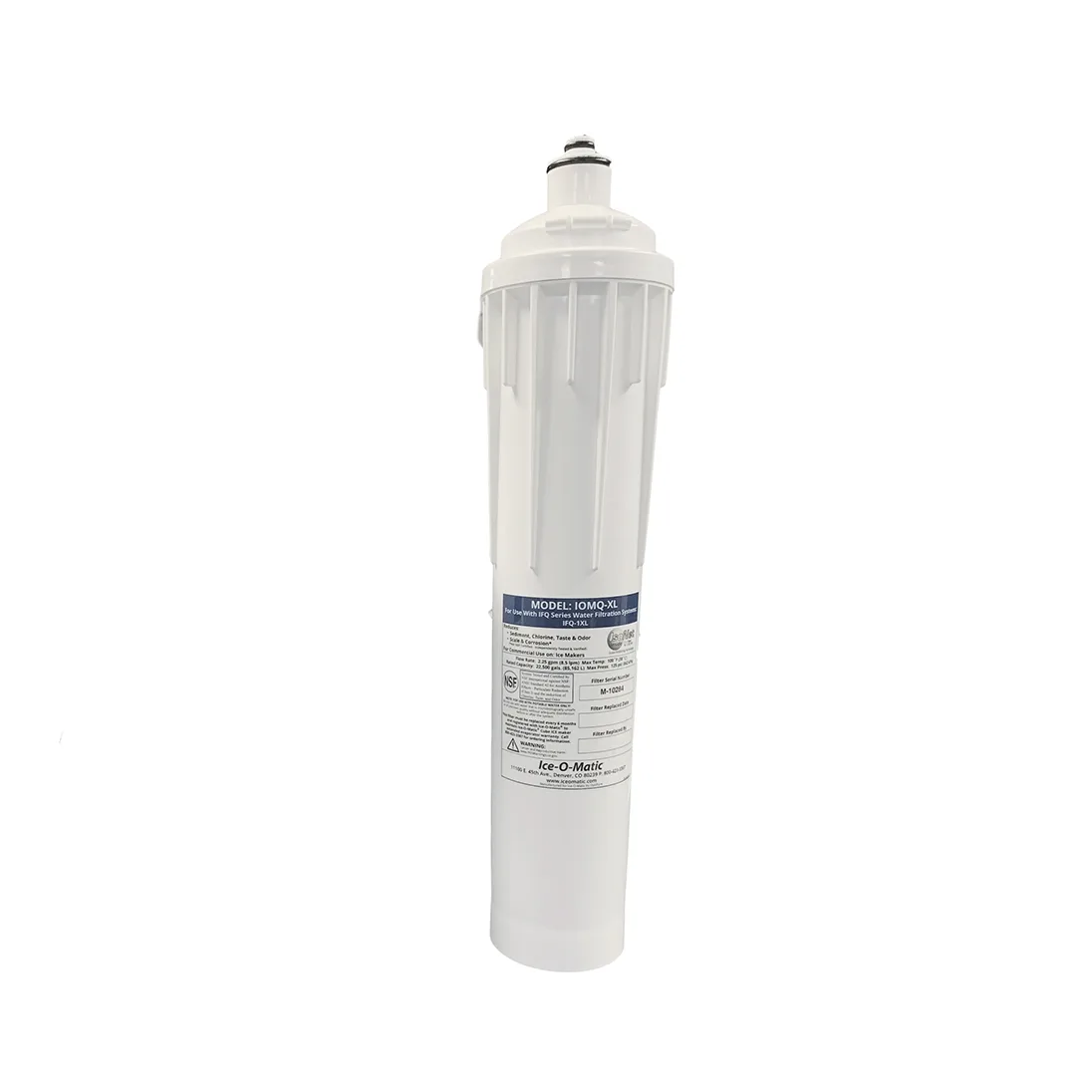 Ice-O-Matic IOMQ-XL@2 Water Filter Replacement Cartridge, long cartridge