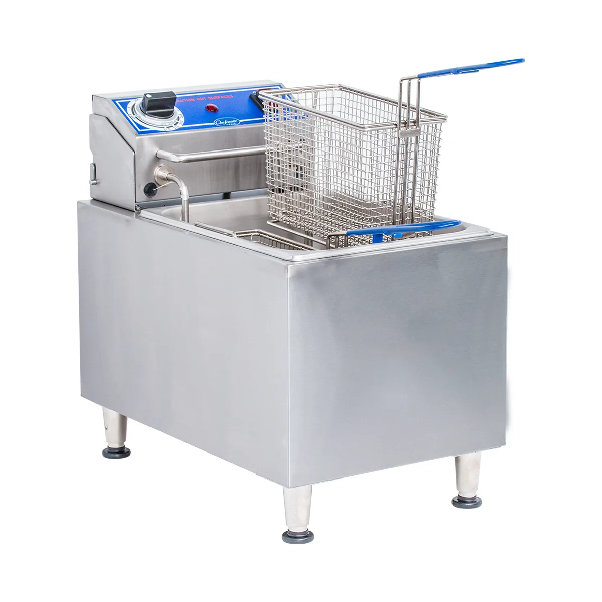 Globe PF16E Countertop Electric stainless steel Fryer,Manual Reset