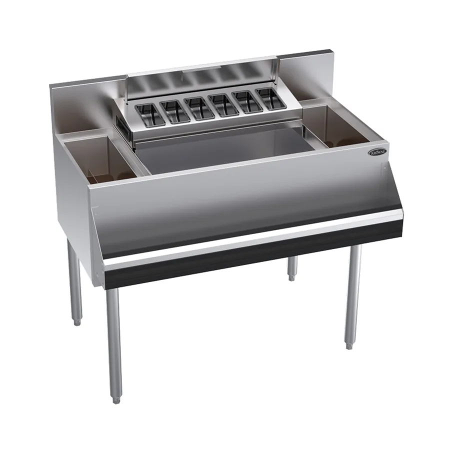 Krowne KR24-MS40C-10 Bottle Well Bin Underbar Ice Bin/Cocktail Station