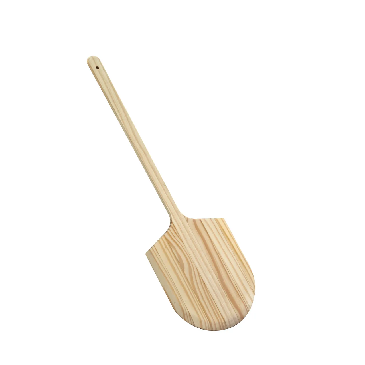 CAC China PPLW-1213D Pizza Peel, 42"W, 12"x13", Wooden Handle, Stainless Steel Blade