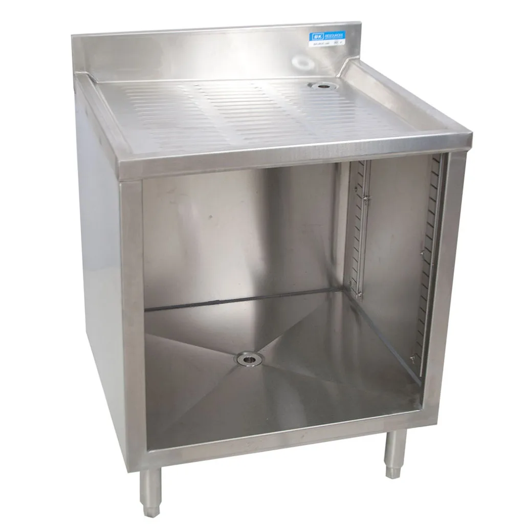 BK Resources UB4-21-GC240 Underbar Glass Rack Unit, Drainboard Top