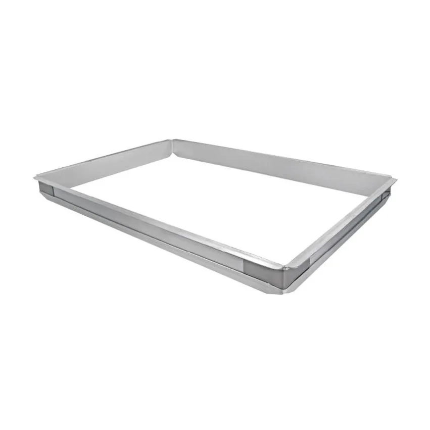Omcan USA 80252 Sheet Pan Extender, 18" W x 26" D x 2" H, Aluminum, Fits Full-Size Baking Pans
