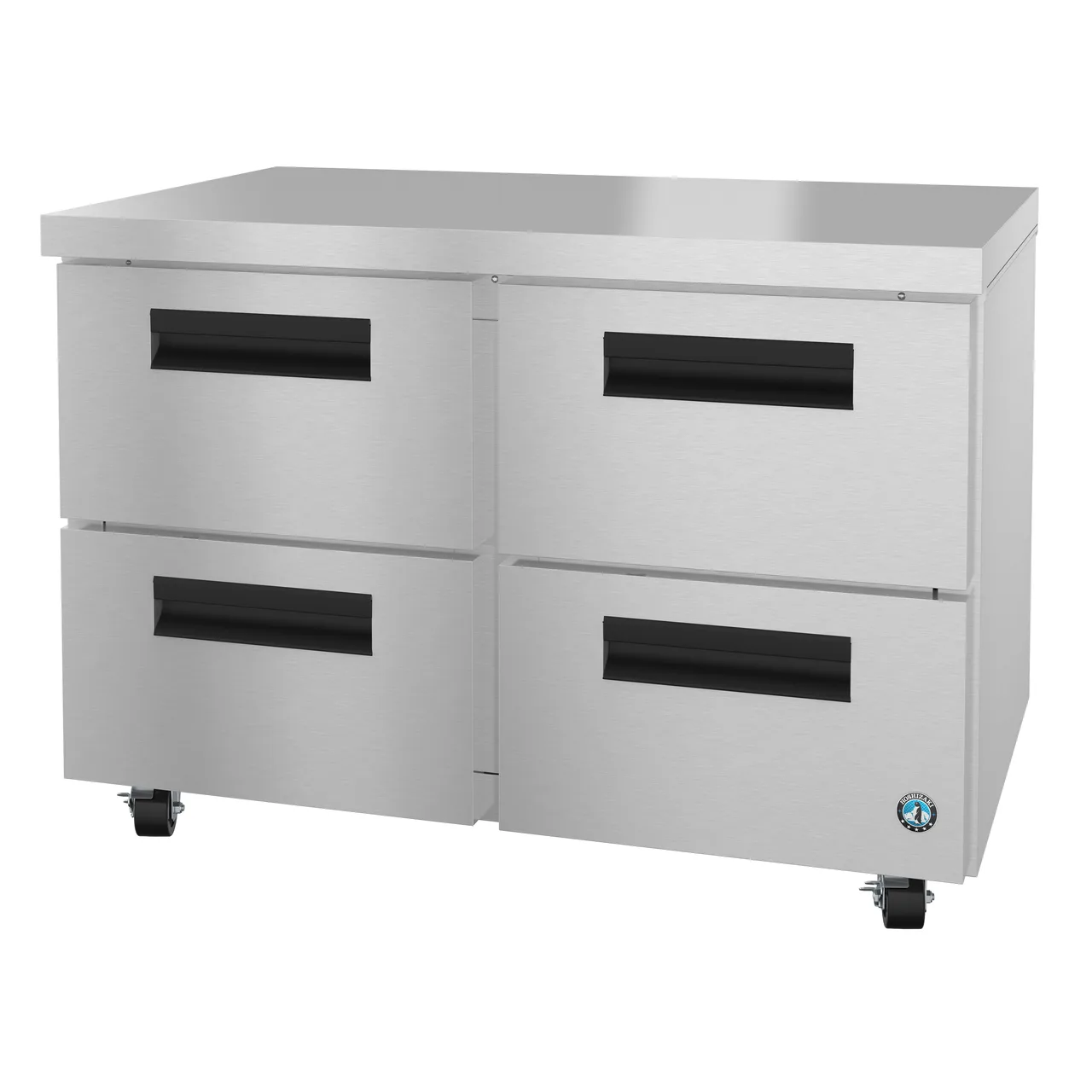 Hoshizaki UF48B-D4 48" 2-Section Undercounter Freezer w/ 4 Drawers, 13.66 cu. ft.