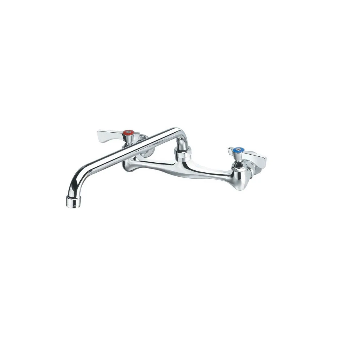 Krowne 12-812L Low Lead Compliant Silver Series Faucet, splash-mounted, 8" centers