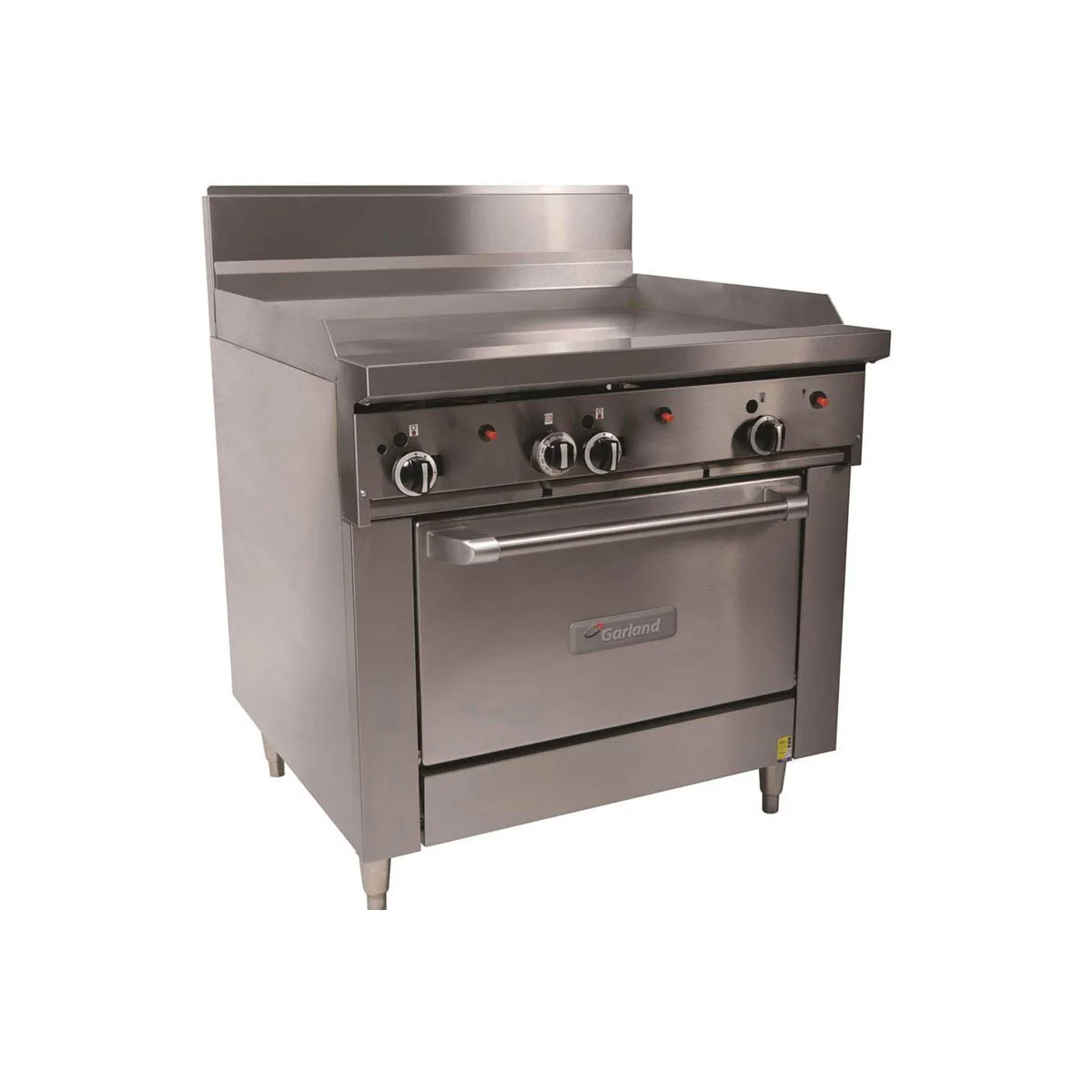 Garland US Range GFE36-G36R 36" Commercial Gas Range w/ 36" Full Griddle, Electric Spark Ignition, (1) Standard Oven, 92.000 BTU