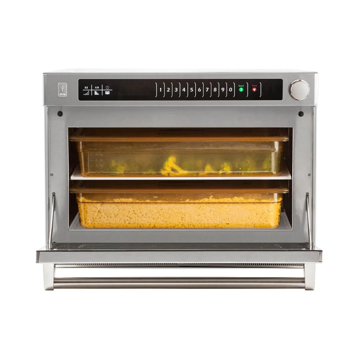 Amana AMSO35 3500W Commercial Heavy Duty Microwave Steamer Oven, 1.6 Cu. Ft., 208/240V