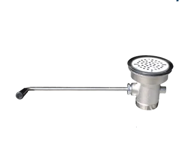Serv-Ware 5D-35T-20A Waste Valve, 3-1/2" Sink Opening, 2" Drain Outlet, Twist