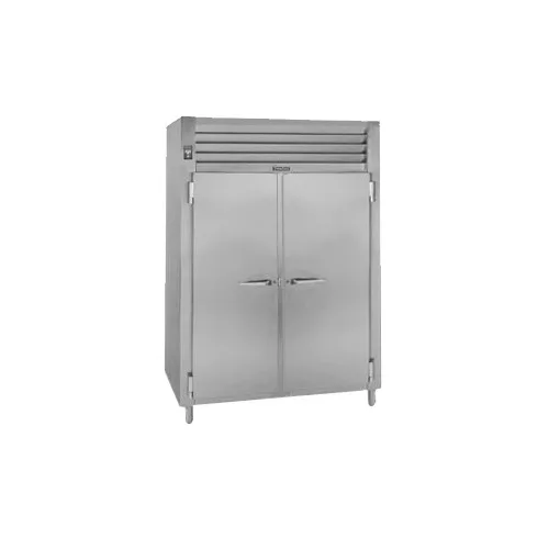 Traulsen AHF232WP-FHG 2-Section Heated Holding Cabinet, 55.8cuft, Stainless/Aluminum, Glass Doors, Pass-Thru