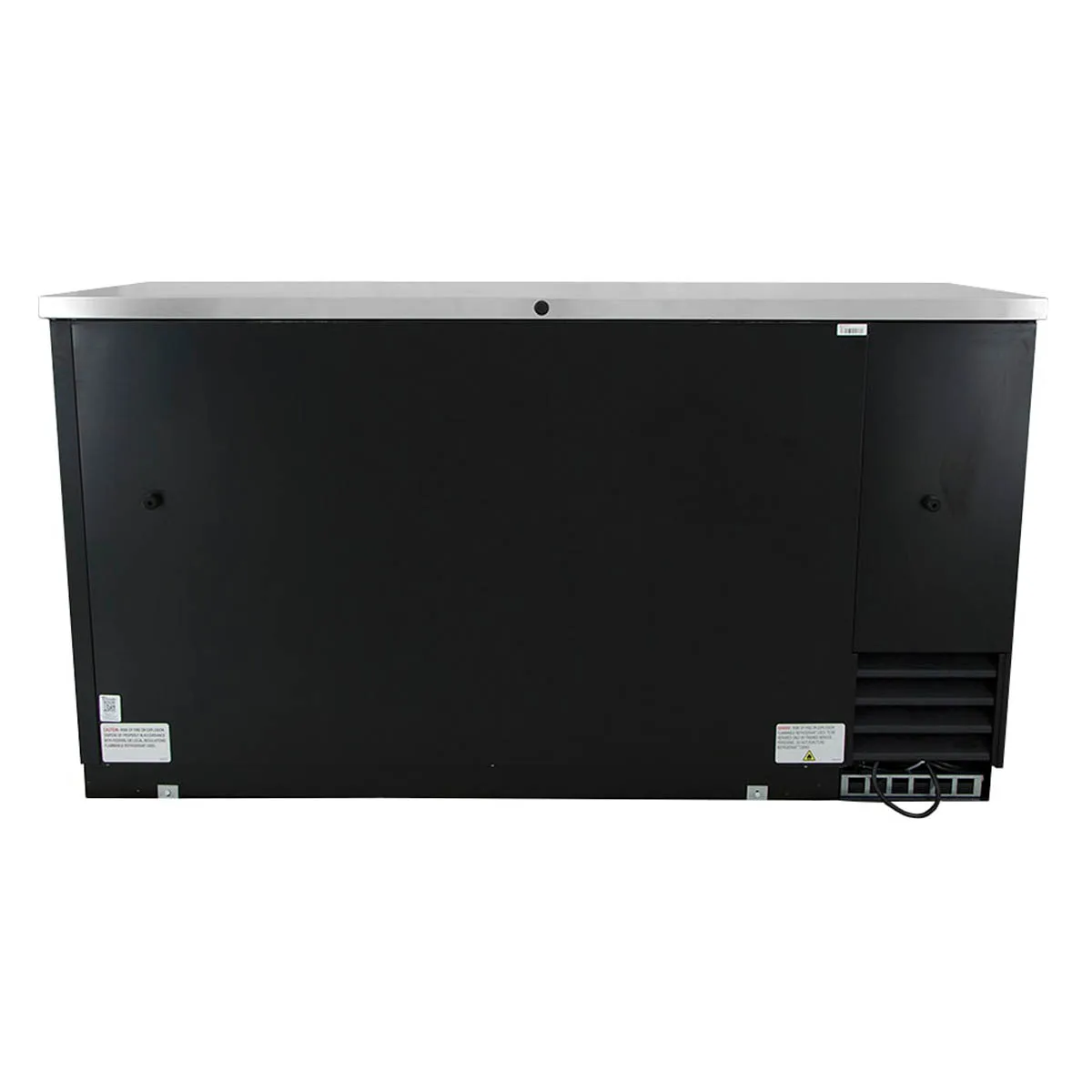 True TBB-3-HC 69" Two Solid Swing Door Back Bar Cooler with Hydrocarbon Refrigerant