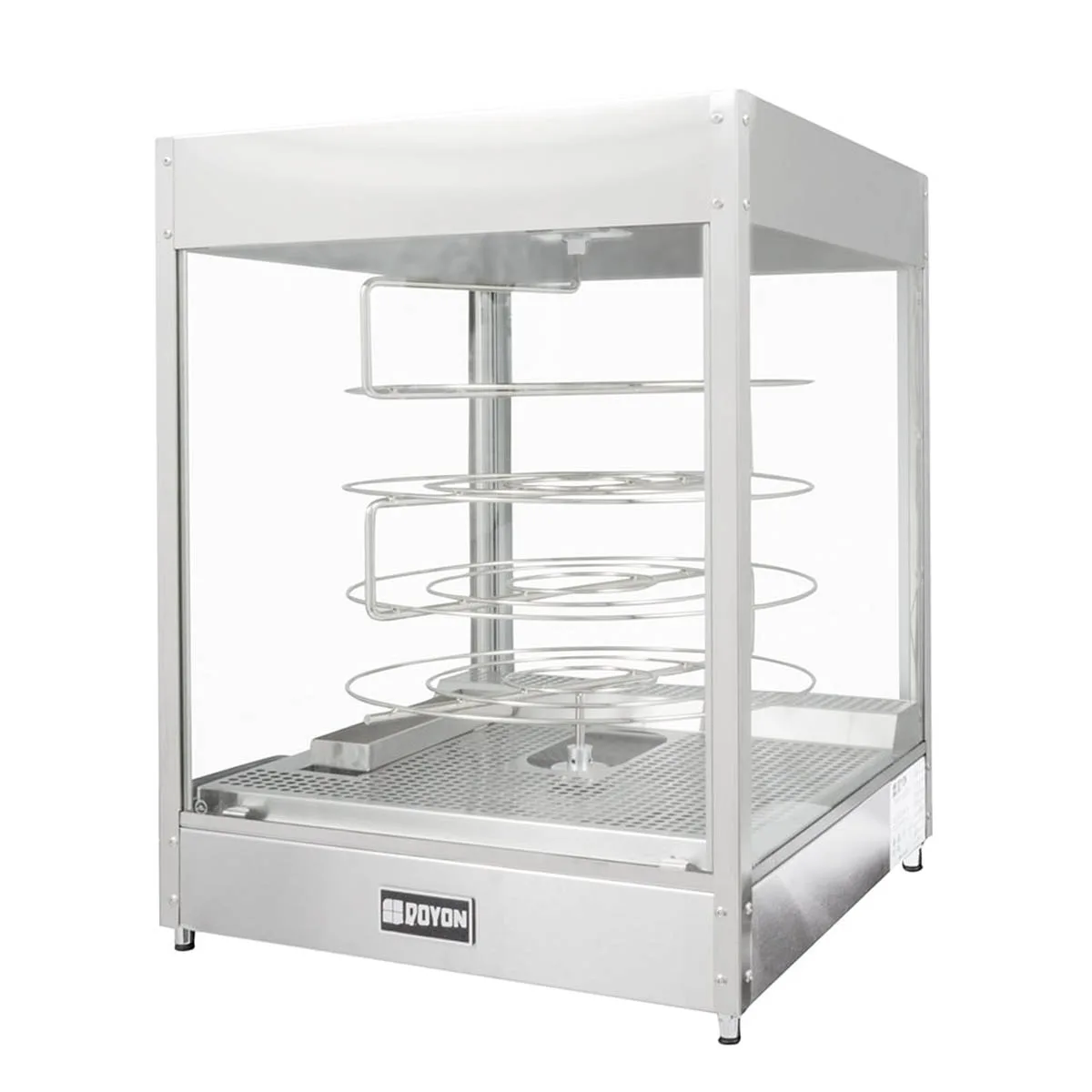 Doyon DRPR4S 22" Full Service Countertop Food Warmer/Display Case, 4 Shelves