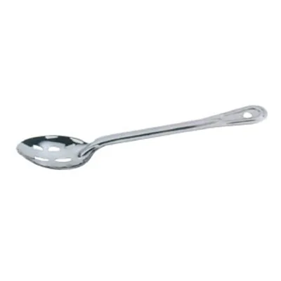 Omcan USA 80723 - 21" Heavy‑Duty Stainless Steel Slotted Basting Spoon for Sauce Distribution