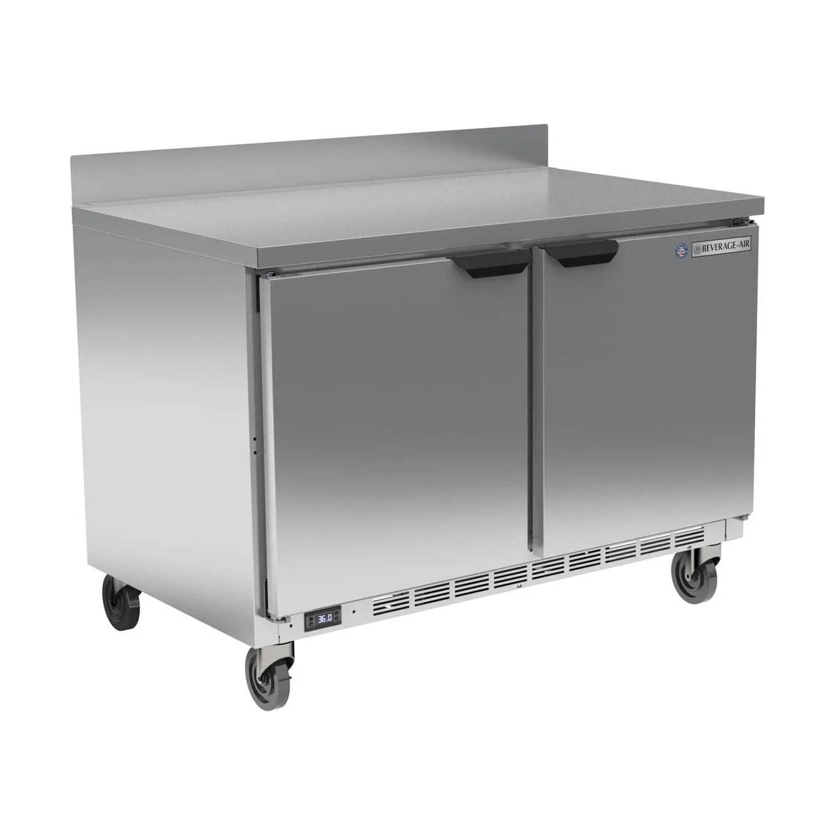 Beverage Air WTR48AHC 48" 2-Section WorkTop Refrigerator w/ 2 Doors, 11.8 cu. ft.