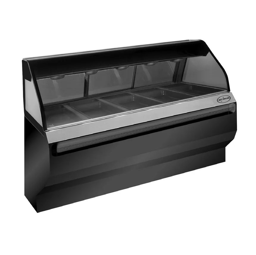 Alto-Shaam ED2SYS-72-BLK Floor Model Heated Deli Display Case