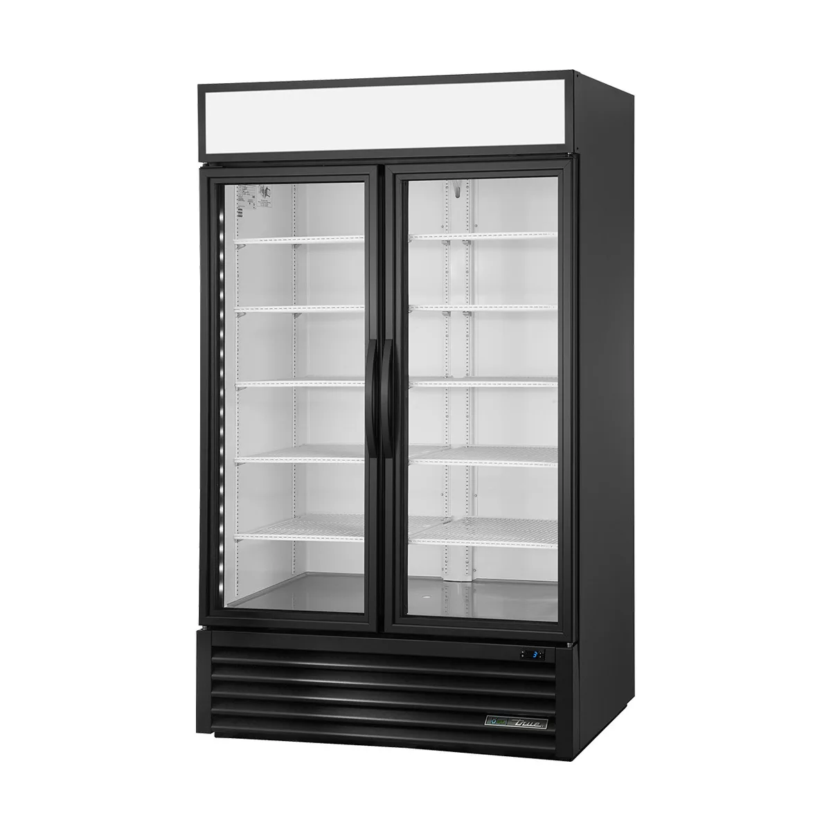 True GDM-43-HC~TSL01 47" 2-SectionGlass Swing Door Refrigerated Merchandiser, 40.6 Cu. Ft.