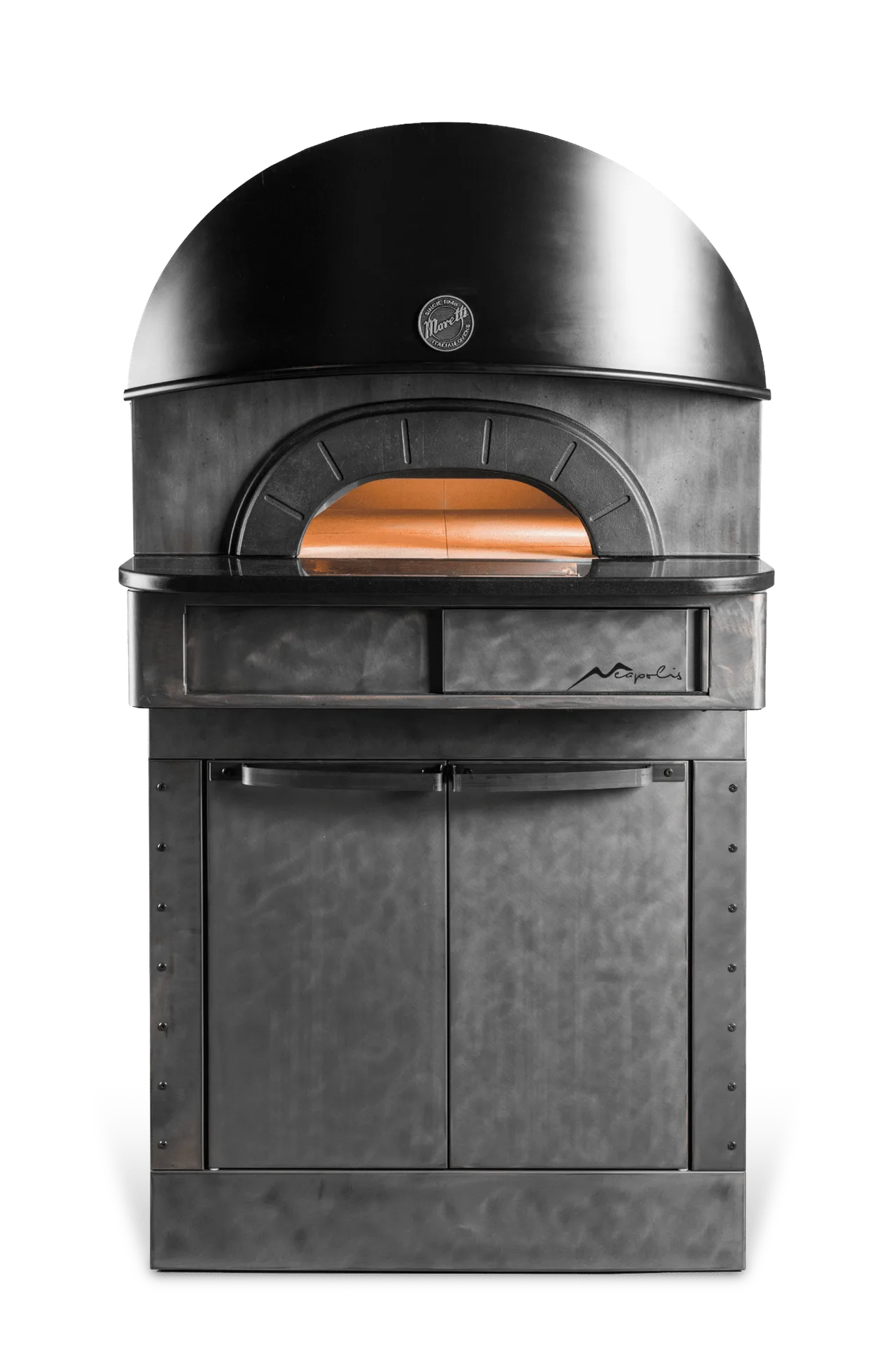 Moretti Forni NEAPOLIS 4 43" Electric Pizza Deck Oven, Single Brick Deck, Dual-Power