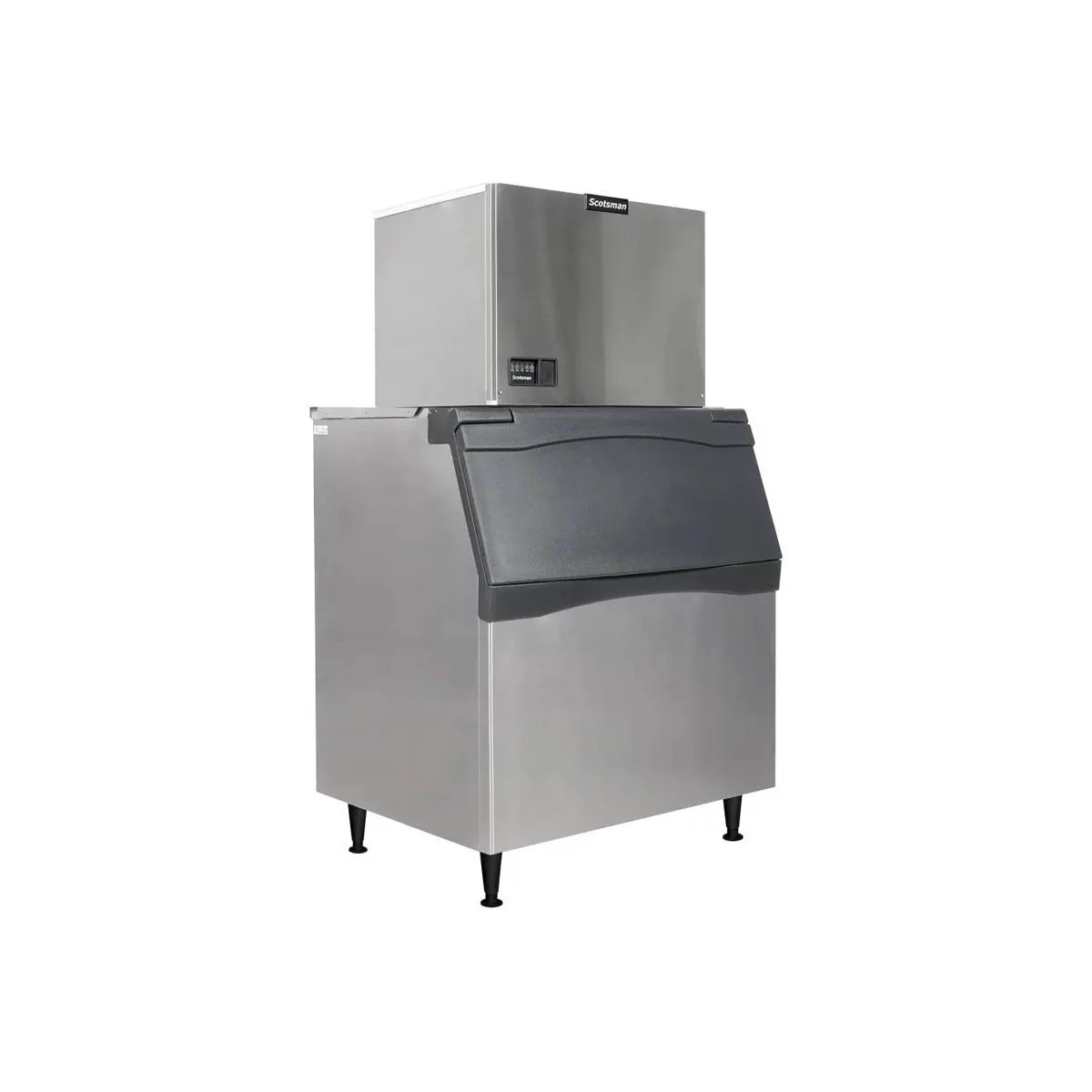 Scotsman MC0530SWX-1/B842S/KBT29 Water Cooled Half Cube 500 lb Ice Machine with Bin, 778 lb Storage