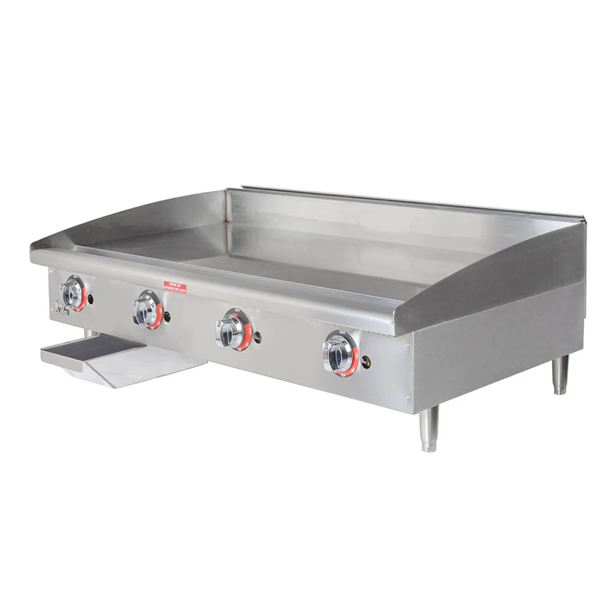 Star 648TF 48" Countertop Thermostatic Gas Griddle, 1" Steel Plate, 113.200 BTU