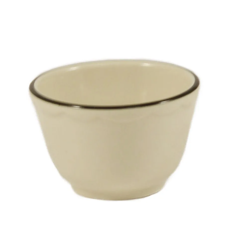 CAC China SC-4B - Seville Bouillon Cup 7-1/4 oz 4" Dia x 2-3/8" H Ceramic American White - 1 Dozen