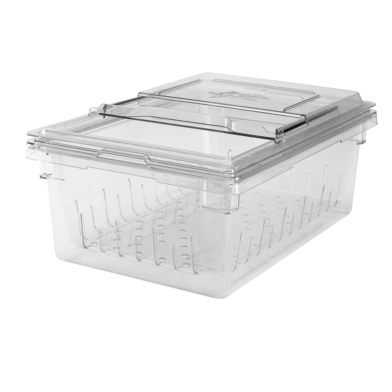Cambro 18268CLRKIT135 Colander Kit, 13‑Gal Clear Box 18" x 26" x 9", 8" NSF Colander