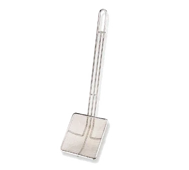 Pitco PP10725 Square Mesh Skimmer - 8" Perforated Bowl for Oil Fryer Food Removal, Stainless Steel