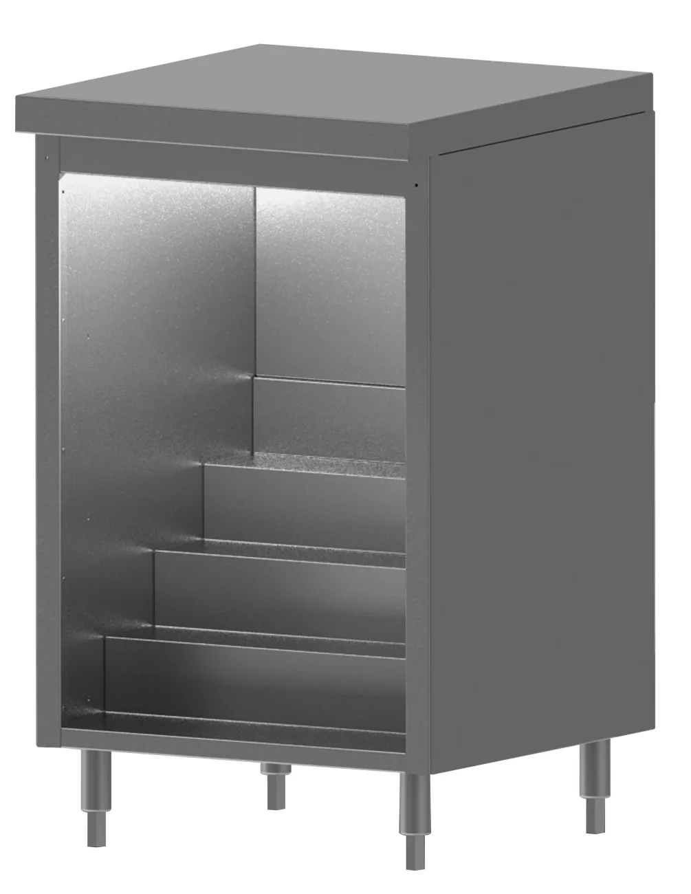 Perlick DBLS-30 30" Back Bar Liquor Step Cabinet