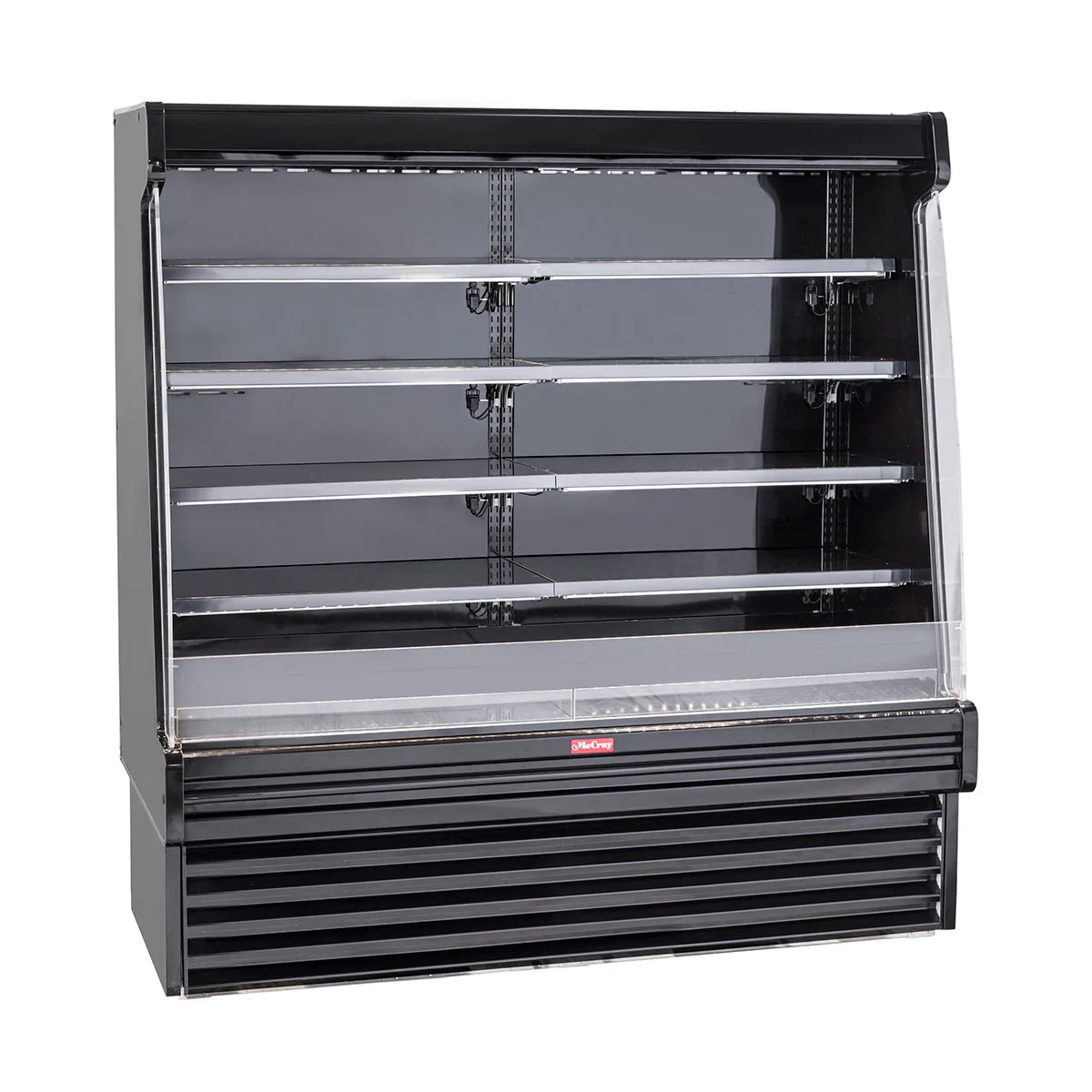 Howard-McCray SC-OD35E-8S-B-LED 99" Refrigerated Dairy Open Air Merchandiser in Black