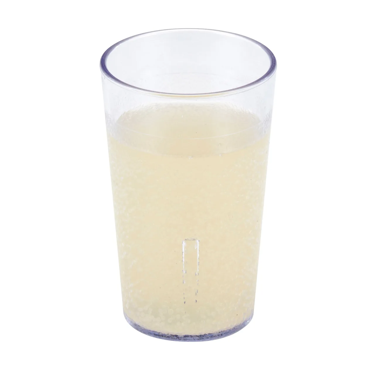 Cambro 500P2152 5.2 oz Clear Textured SAN Tumbler, 2-1/4" Top Dia, Impact-Resistant - 24/Case