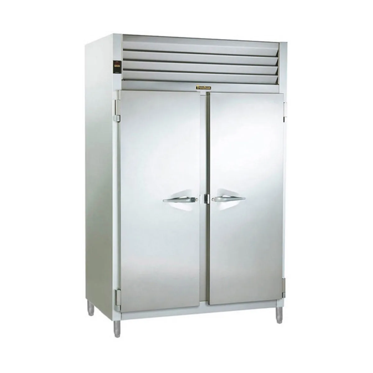 Traulsen RHT232NPUT-FHS 52" 2-Section Pass-Thru Refrigerator w/ 4 Solid Doors, Top Mount, 48.87 cu. ft.