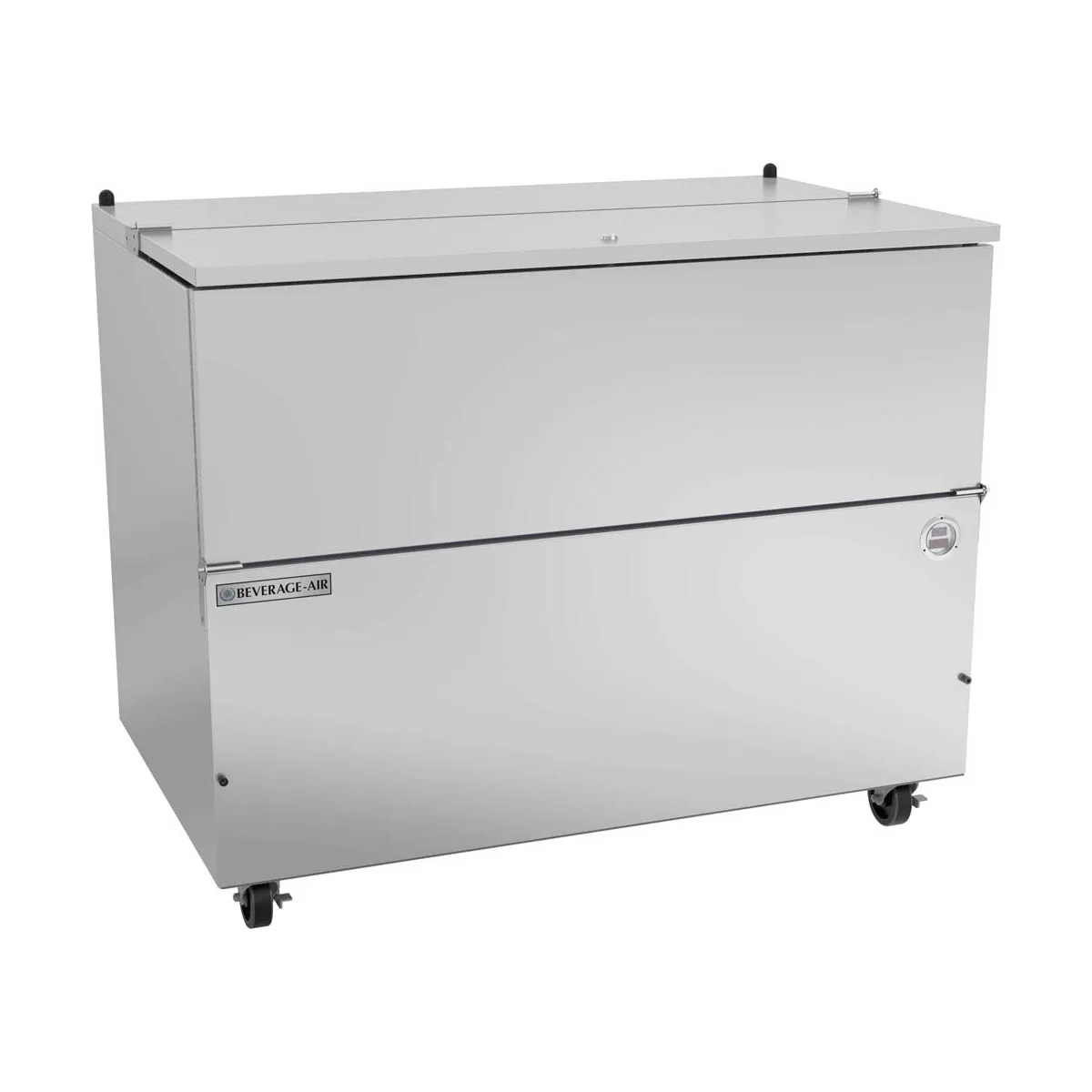 Beverage Air SM49HC-S 49" Single Sided Milk Cooler, Cold Wall, 12 Crates Capacity