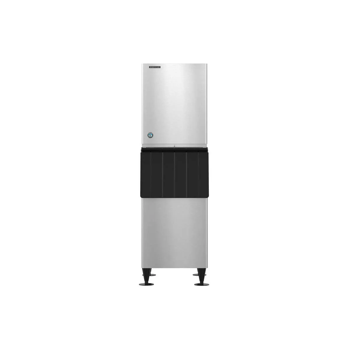 Hoshizaki KM-660MWJ/B-300SF Water Cooled Crescent 669 lb Ice Machine with Bin, 300 lb Storage