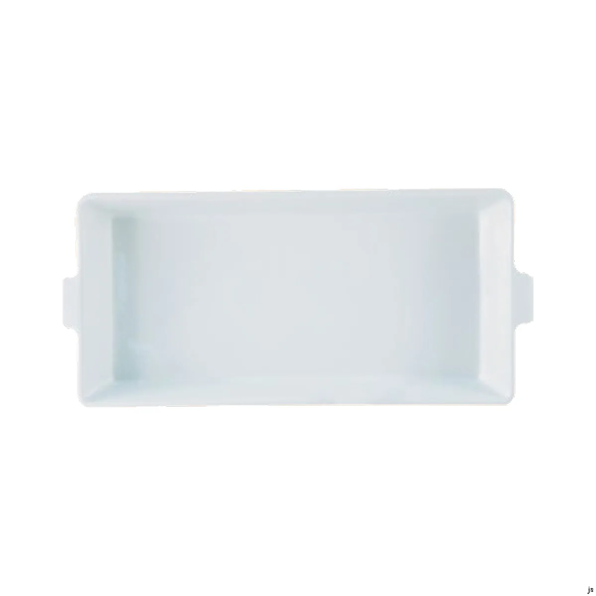 CAC China TSP-RT18-H Rectangular Porcelain Tray, 17-1/2"L x 8-1/2"W x 2-1/4"H, Dishwasher Safe