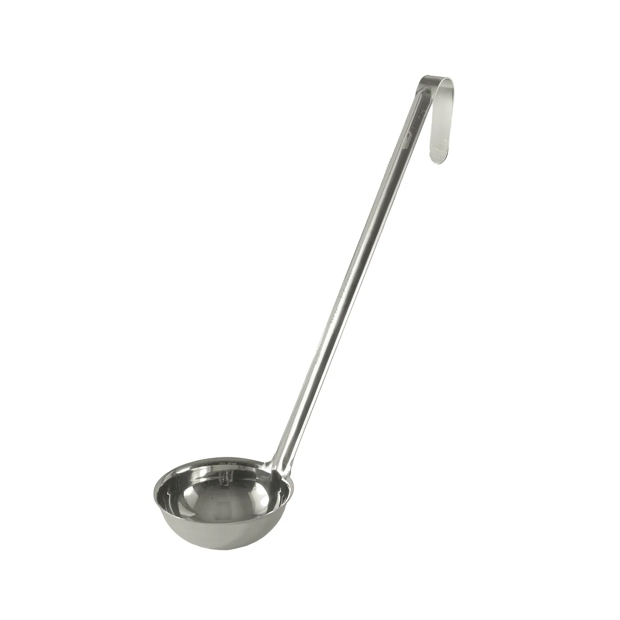 CAC China SSLD-80 Serving Ladle, 8 Oz., 14-3/4"L, One-Piece Stainless Steel