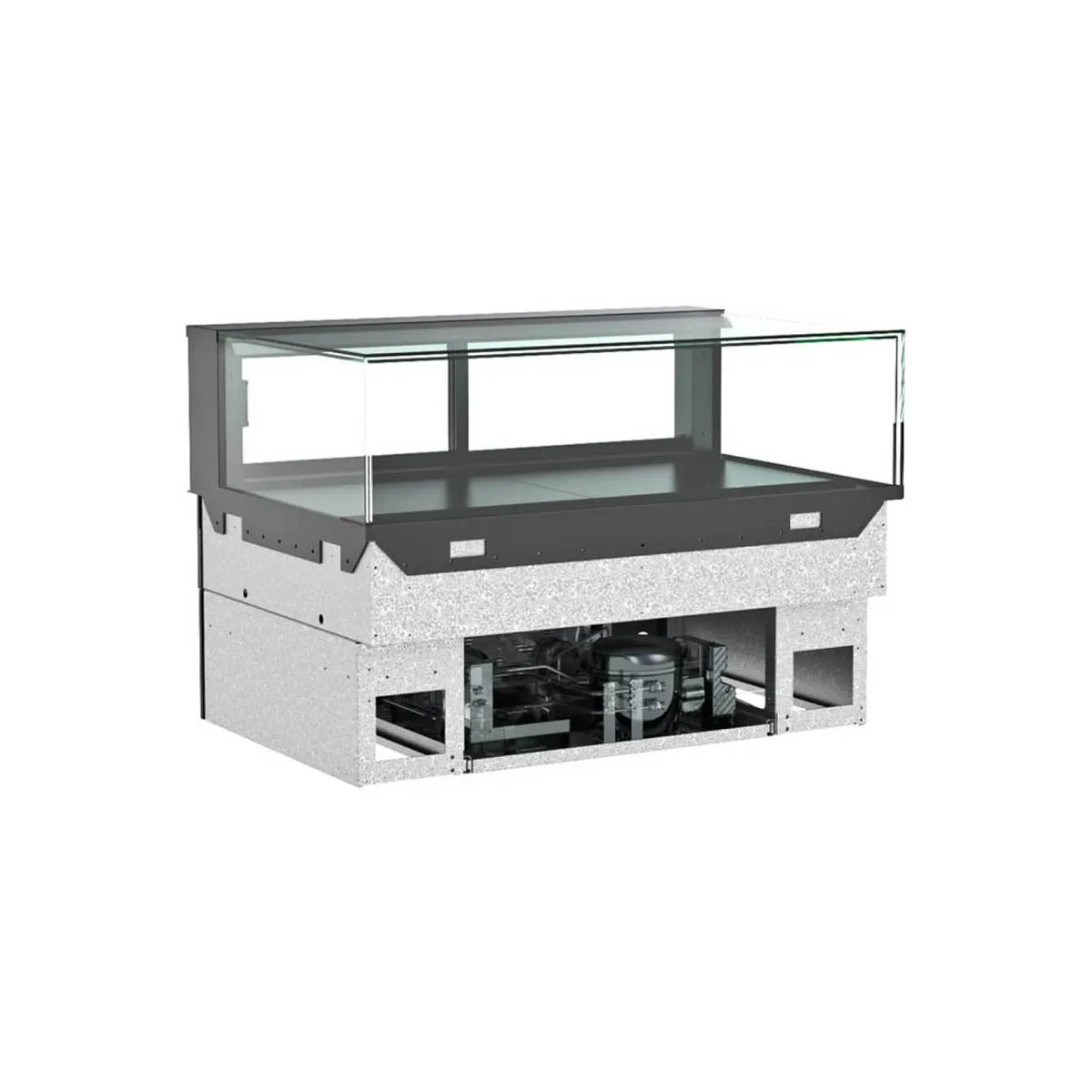 Structural Concepts NE4813RSV 48" Reveal® Full Service Refrigerated Slide In Counter Case