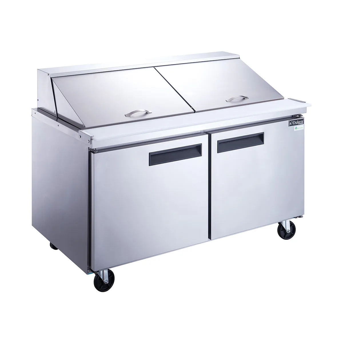Dukers Appliance Co DSP60-24M-S2 60" Mega Top Sandwich/Salad Prep Table w/ 2 Doors, 24 Pans