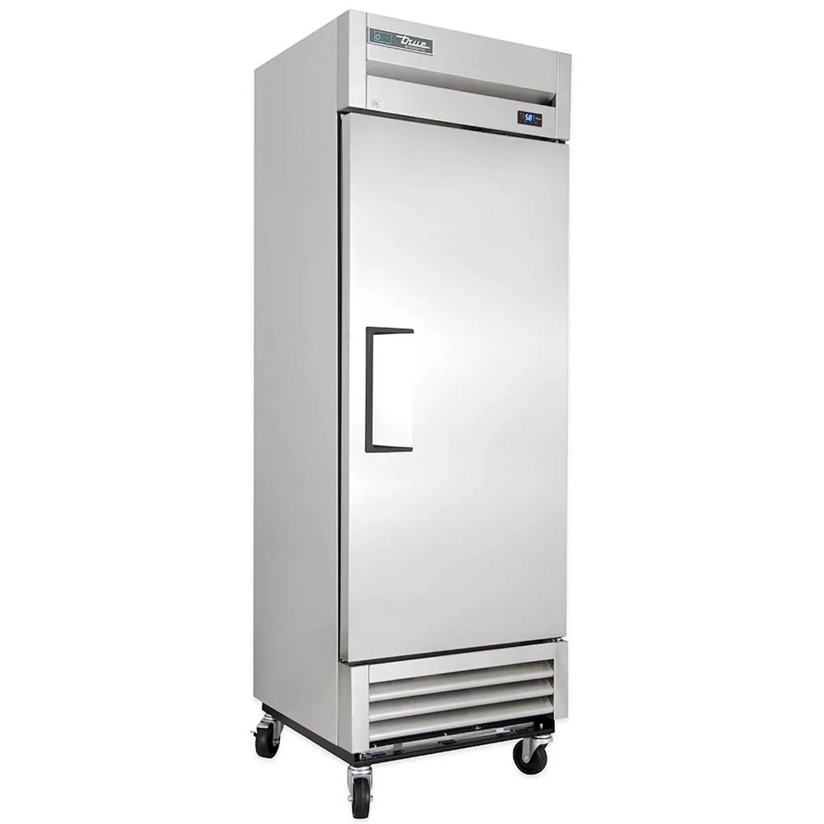 True T-19-HC 27" 1-Section Reach-In Refrigerator w/ Solid Door, Bottom Mount, Stainless Steel Front-Aluminum Sides