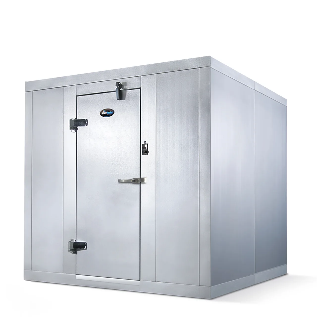 AmeriKooler QC061077**FBRC 6' X 10' Quick Ship Indoor Walk-In Cooler with Floor, Remote