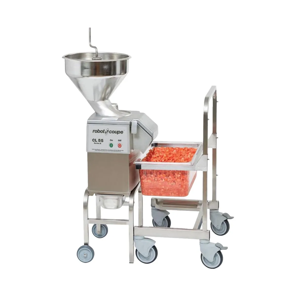 Robot Coupe CL55WS Food Processor with 16 Discs and 2-1/2 hp Motor, 425 RPM