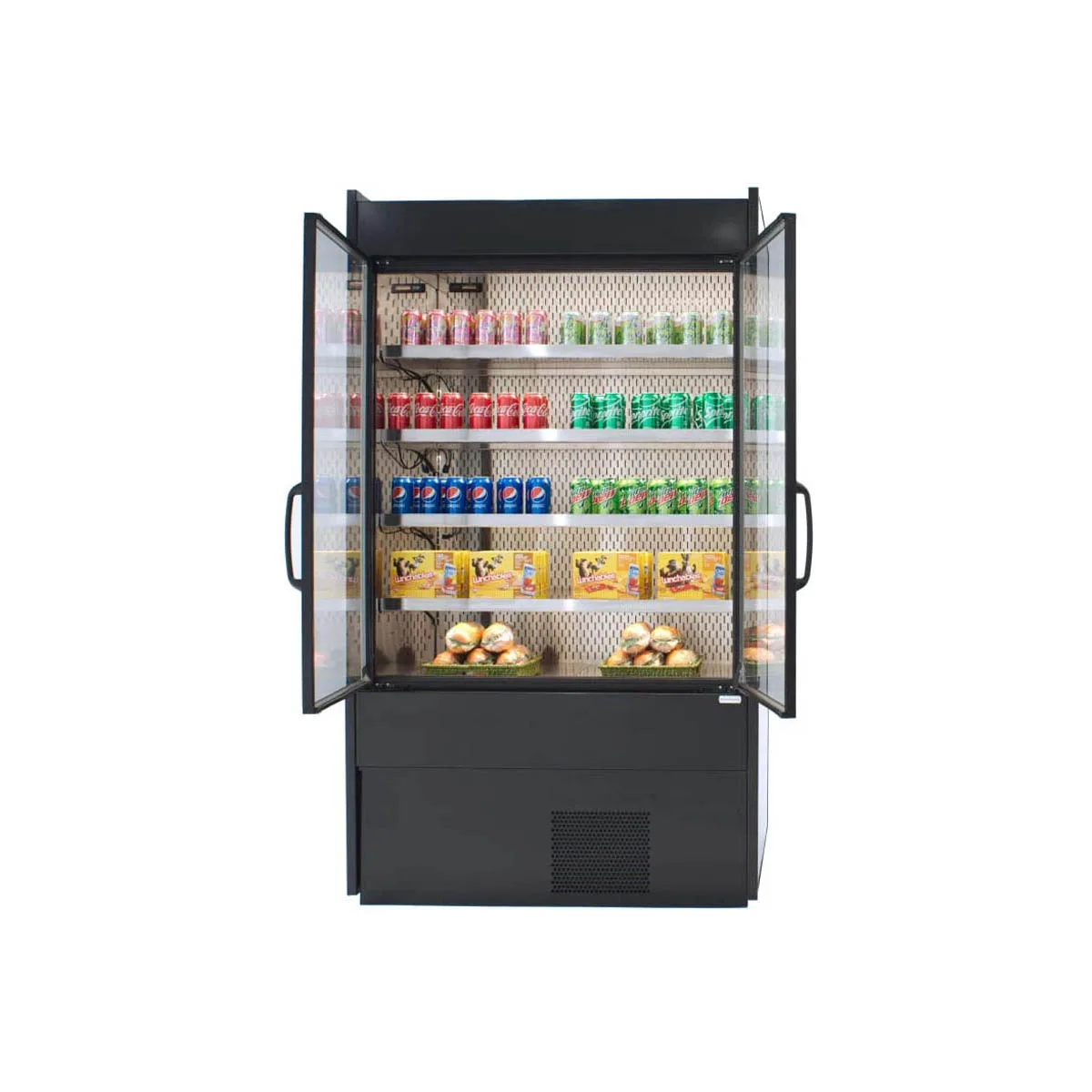 Structural Concepts BD4732 - 47" Glass Door Merchandiser, R290 Refrigerant, LED Lights, Adjustable