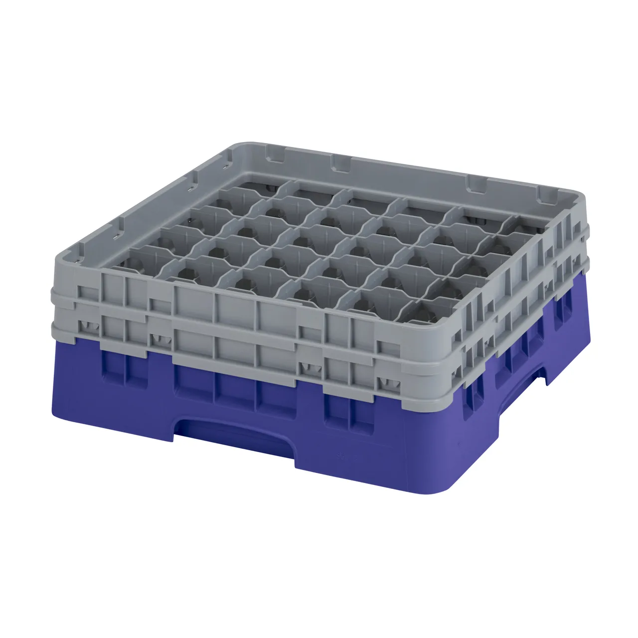 Cambro 36S434186 Camrack Glass Rack, Navy Blue, Full Size, 19-3/4 x 19-3/4, 36 Compartments