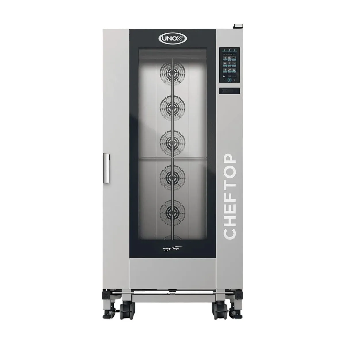 UNOX XAVL-2021-HPLS Full Size 20 Pan Electric Combi Steam Oven w/ MIND.Maps Touchscreen, Boiler, 208/240V