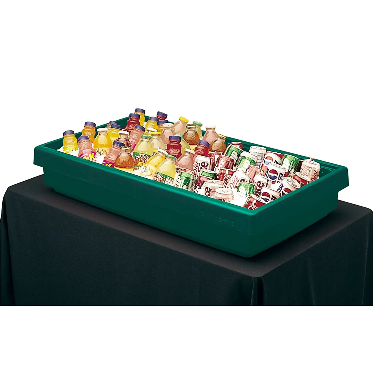 Cambro BUF48519 Table Top Buffet Bar, 41-13/16"L X 24"W X 7"H, 3-Pan Capacity
