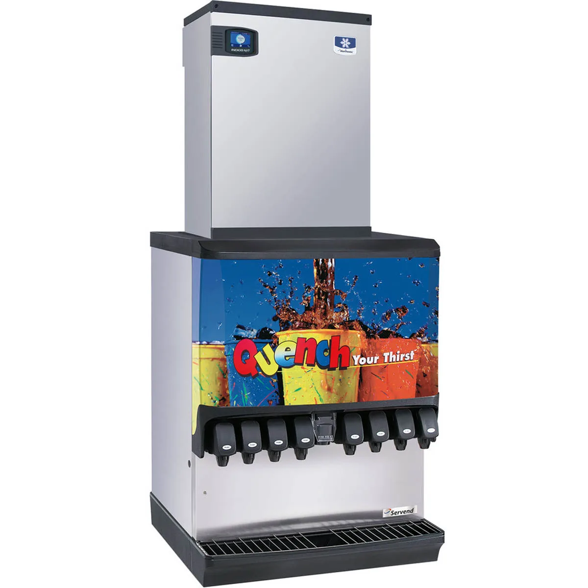 Manitowoc IBT1020C 22" Half Cube Ice Machine Head, Remote Cooled, 1206 lb/24 hr
