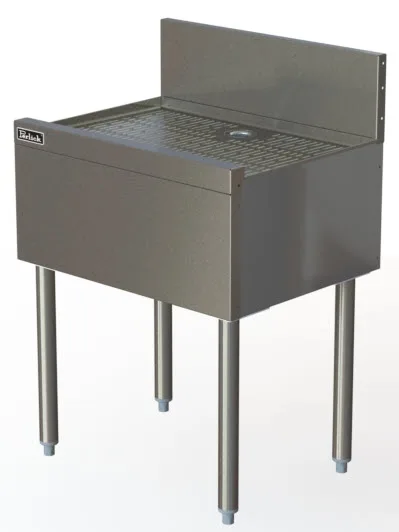 Perlick TS48 Ts Series Underbar Drainboard, 48"W X 18-9/16"D, Embossed Top
