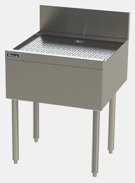 Perlick TSF22DB Tsf Series Underbar Drainboard, 22"W X 24"D, Embossed Top