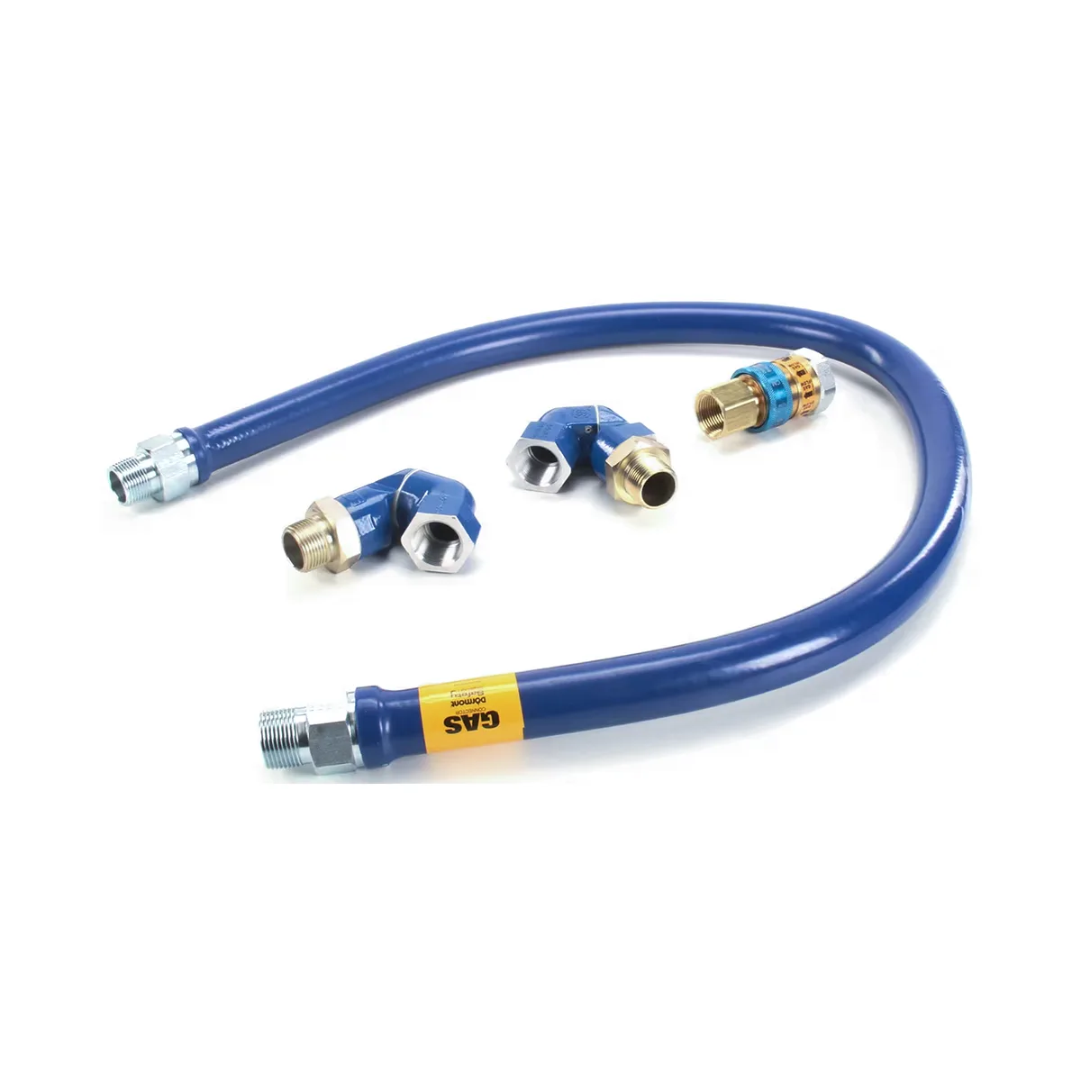 Dormont 16100BPQ2S60 SnapFast 60" Gas Connector Kit w/ Double Swivel MAX, 1" Diameter