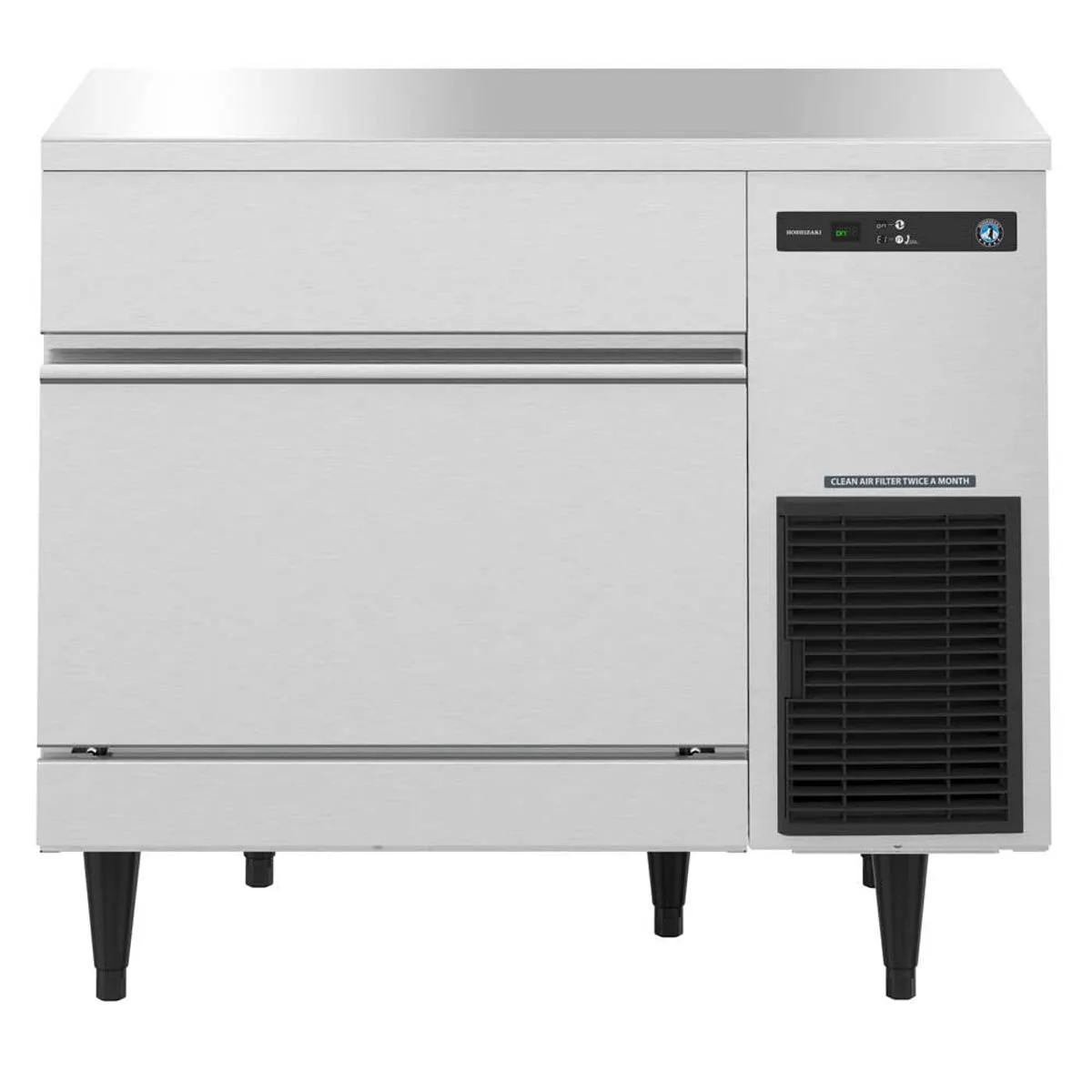 Hoshizaki IM-200BAC 40" Air Cooled Full Cube 188 lb Undercounter Ice Machine with 75 lb Bin