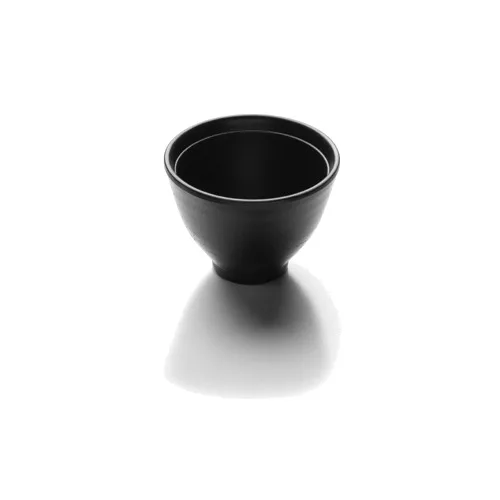 GET JW4004-B Soup Bowl, 9 Oz, 4‑1/8" Dia × 3‑1/8" H, Black Melamine, Break/Chip Resistant