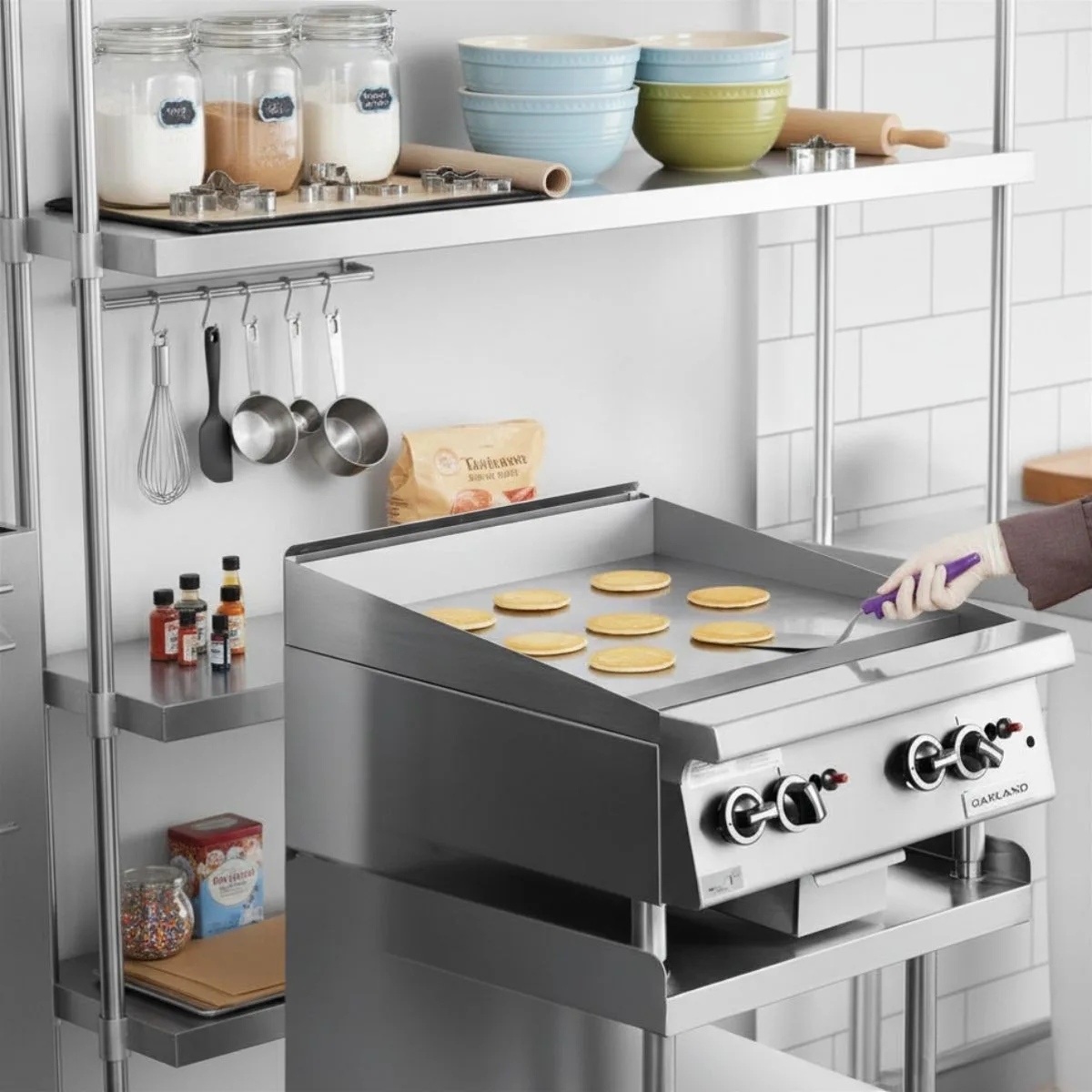 Garland US Range GTGG24-GT24M-SIGNATURE 23" Countertop Gas Griddle with Thermostatic Controls