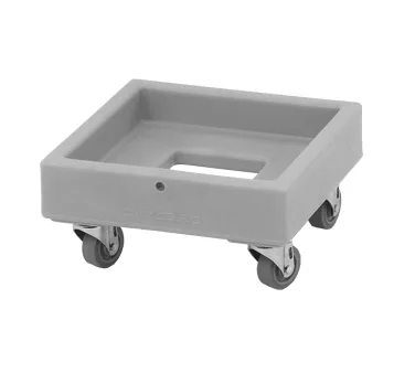 Cambro CD1313615 Charcoal Gray Camdolly Milk Crate Dolly w/ 250 lb Capacity